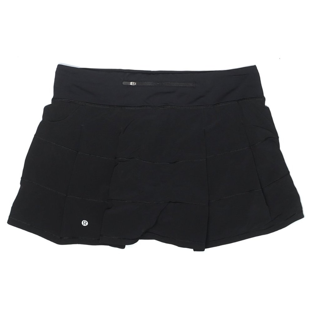 lululemon athletica Black Mini Skirt